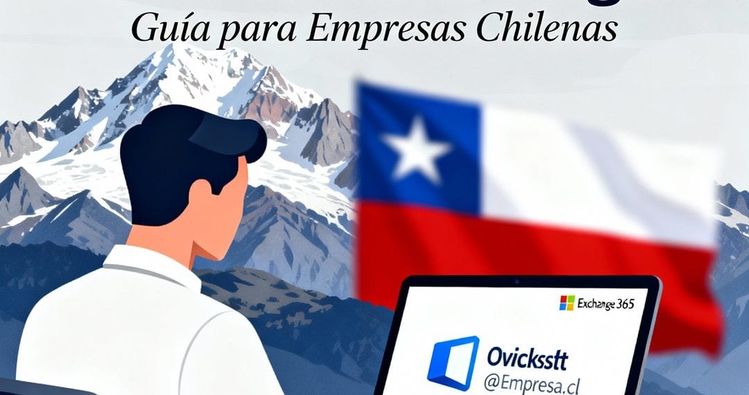Hombre viendo la guia de correo corporativo con Microsoft Exchange