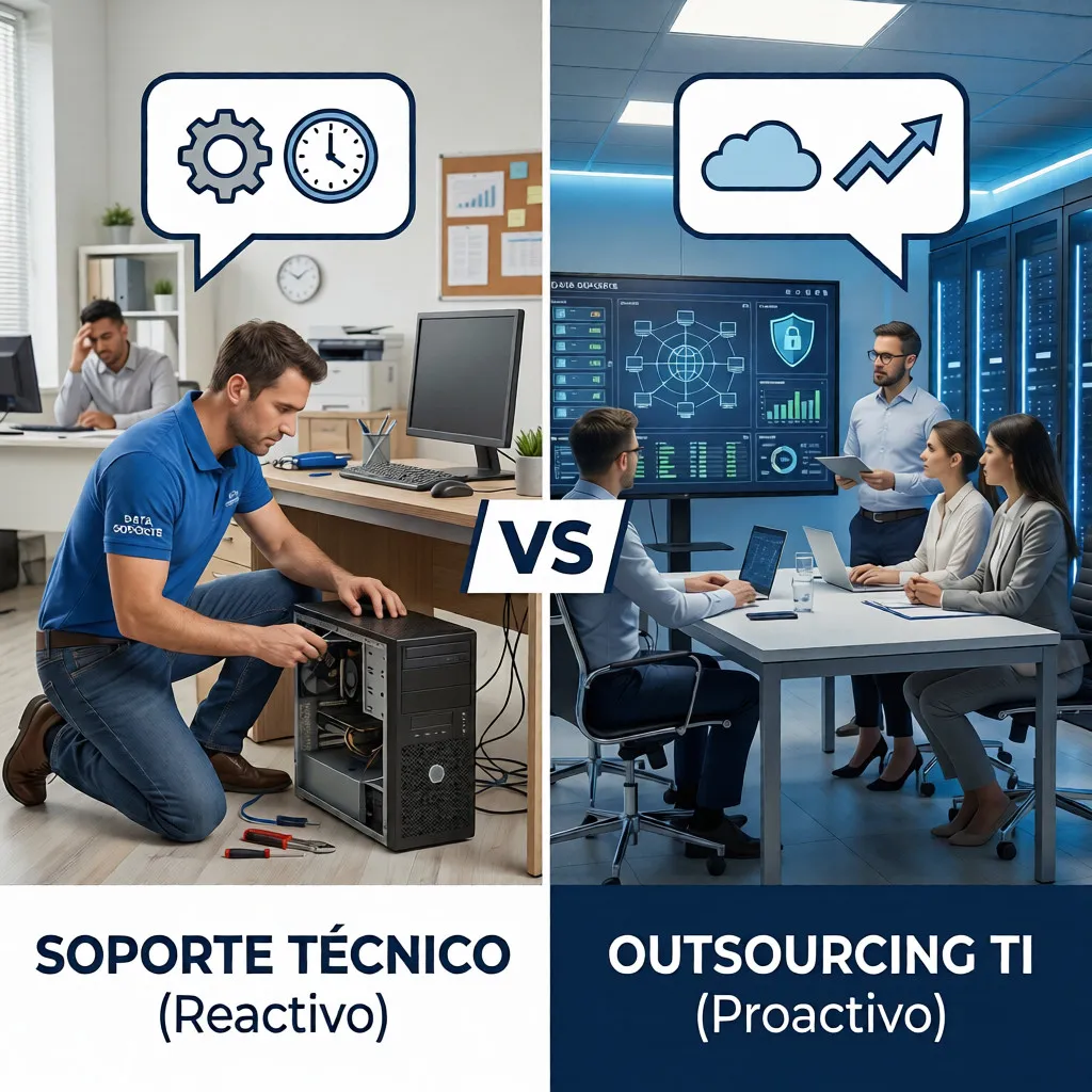 Soporte Técnico vs Outsourcing TI